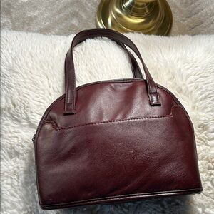 Vintage Toni Burgundy Leather Handbag